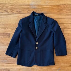 Stylish Navy Kids Blazer with Gold Buttons